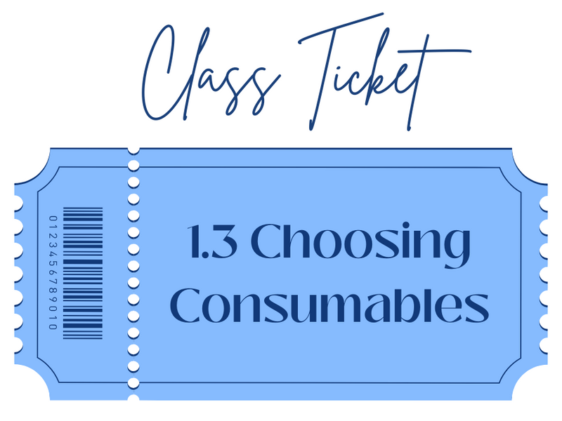 Choosing Consumables Class