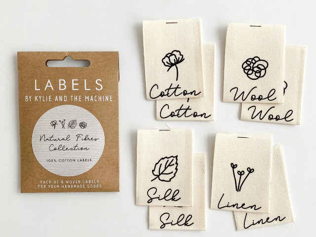 Natural Fibers Collection - Woven Labels