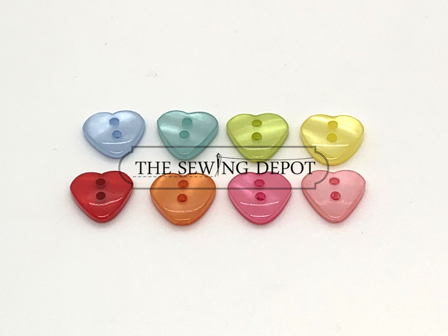 Heart shaped best sale buttons for sale