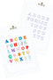 Bright Alphabet DMC Embroidery Kit