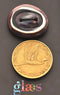 Striking Glass Button