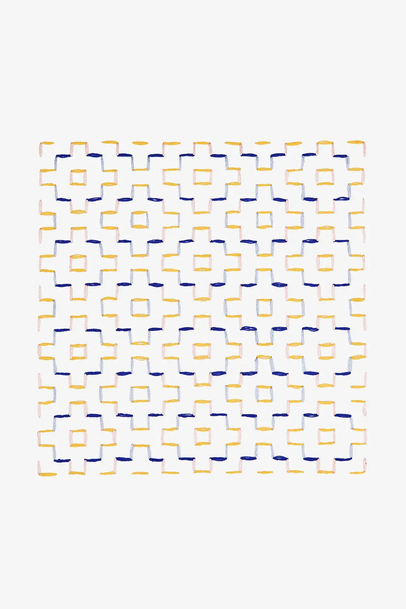 Sashiko Maze DMC Embroidery Kit