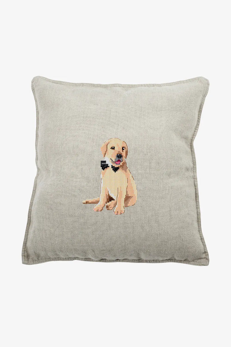 Golden Retriever DMC Cross Stitch Kit