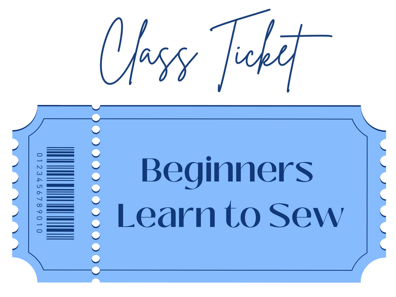 Beginners Learn To Sew Class