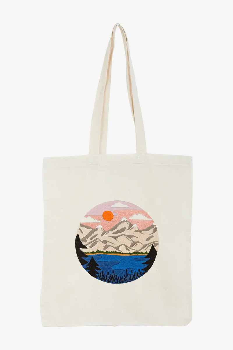 Mountain Lake DMC Embroidery Kit