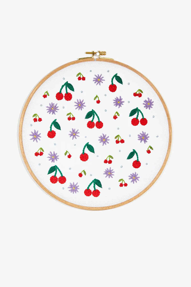 Cherries DMC Embroidery Kit