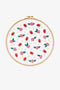 Raspberry & Roses DMC Embroidery Kit