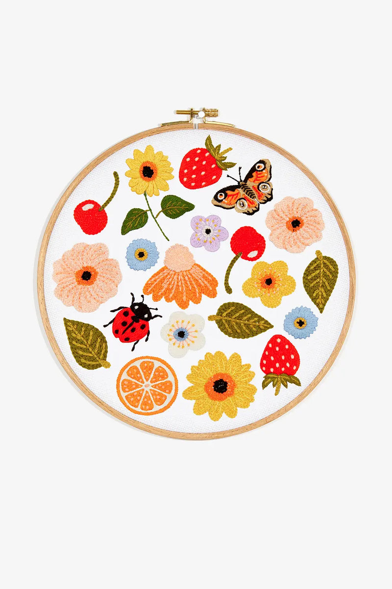Summer DMC Embroidery Kit