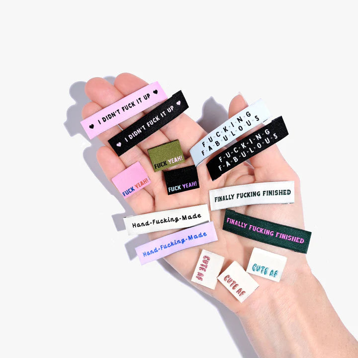Woven Labels - "Hand-F*cking-Made"