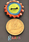 Multi-Colour Bullseye Glass Button