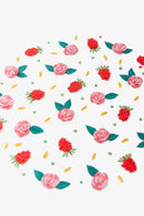 Raspberry & Roses DMC Embroidery Kit
