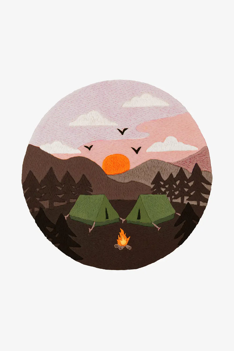 Forest Camp DMC Embroidery Kit