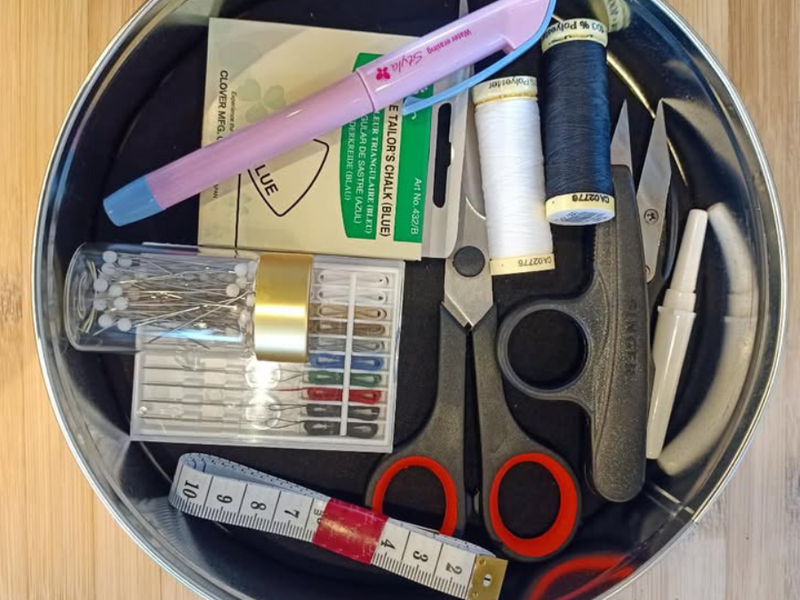 Cookie Tin Sewing Kit