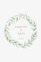 Leafy Wreath DMC Embroidery Kit
