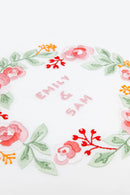 Rose Wreath DMC Embroidery Kit