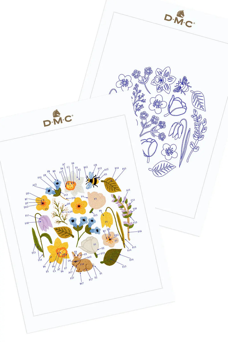 Spring DMC Embroidery Kit