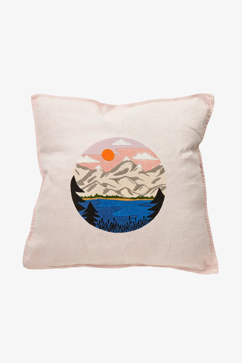 Mountain Lake DMC Embroidery Kit