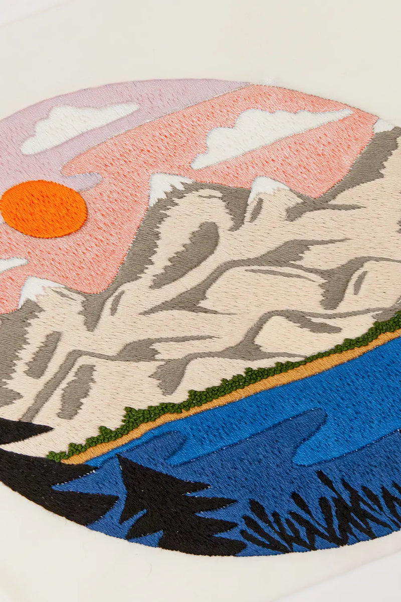 Mountain Lake DMC Embroidery Kit