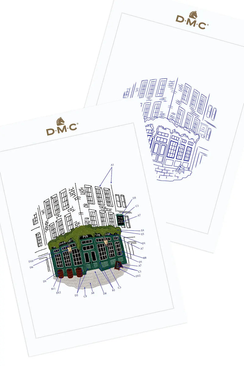 Pub DMC Embroidery Kit