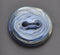 Blue Metallic Rim Glass Button