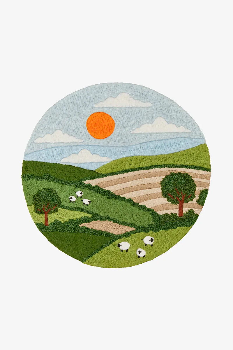 Countryside DMC Embroidery Kit