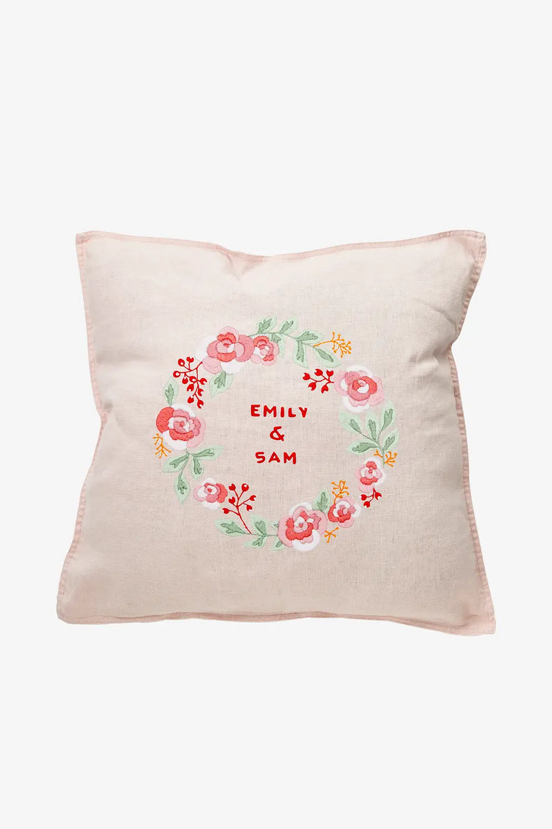 Rose Wreath DMC Embroidery Kit