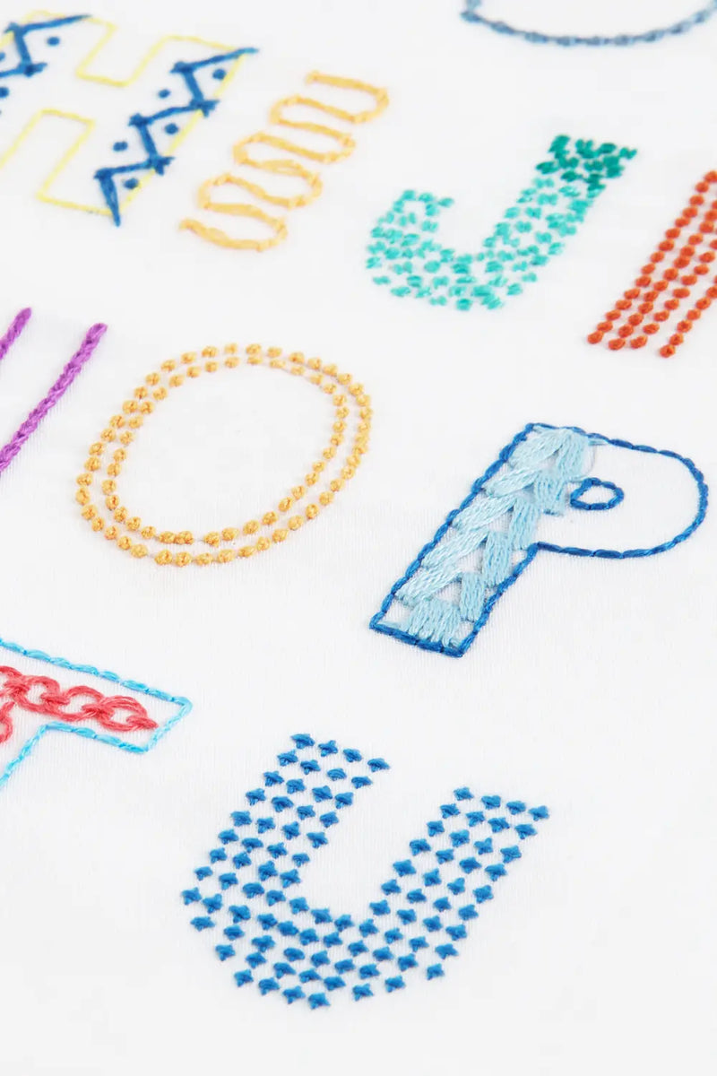 Stitch Alphabet DMC Embroidery Kit