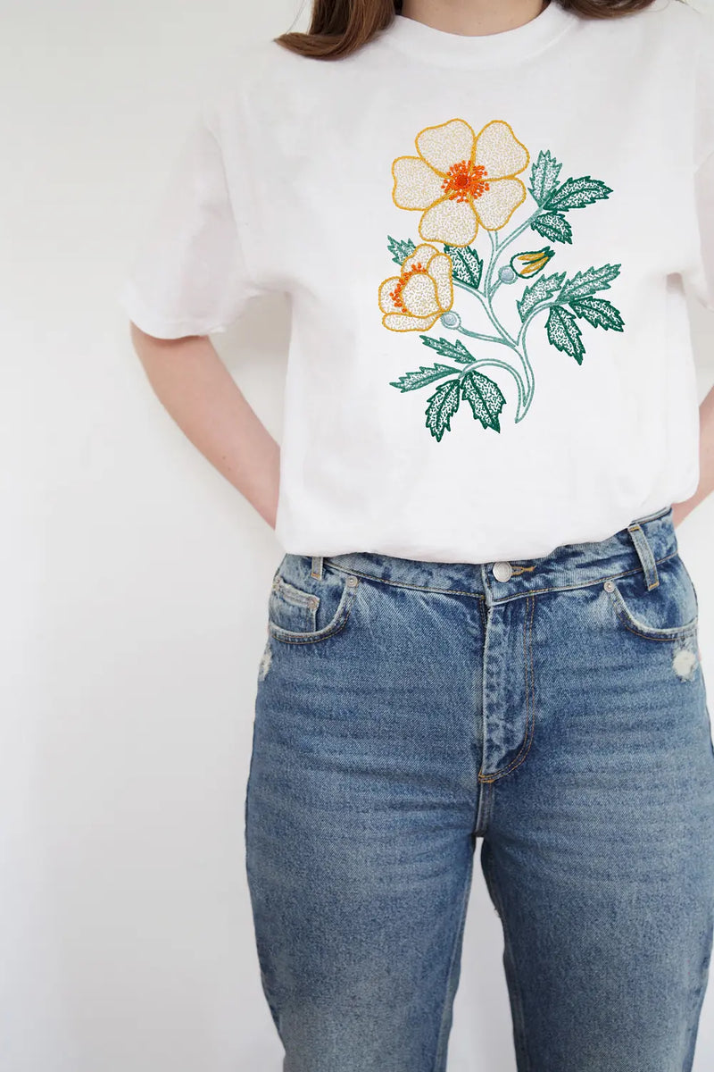 Wild Rose DMC Embroidery Kit