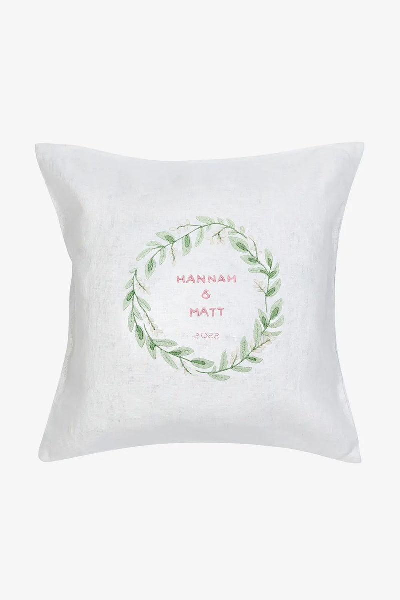 Leafy Wreath DMC Embroidery Kit