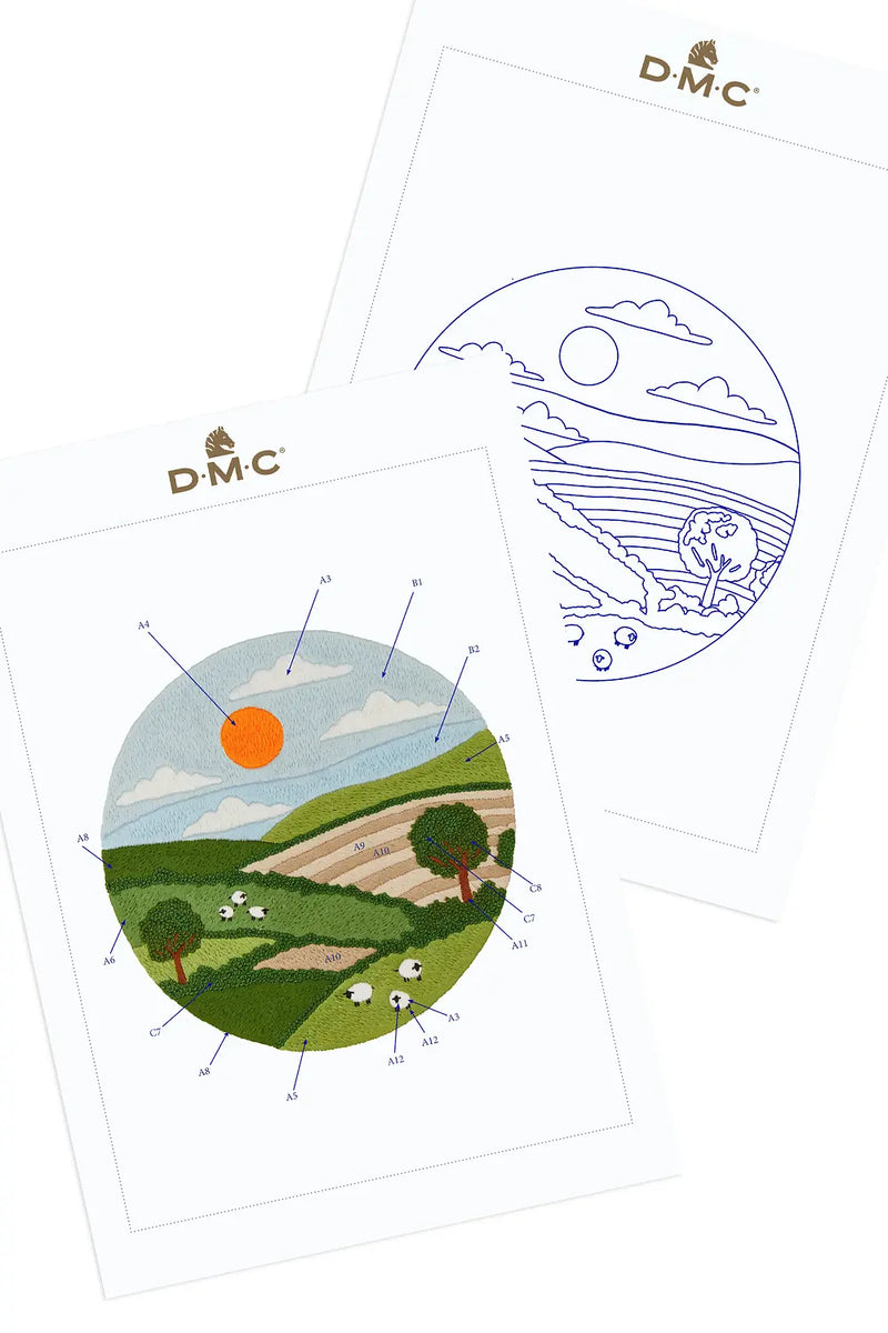 Countryside DMC Embroidery Kit