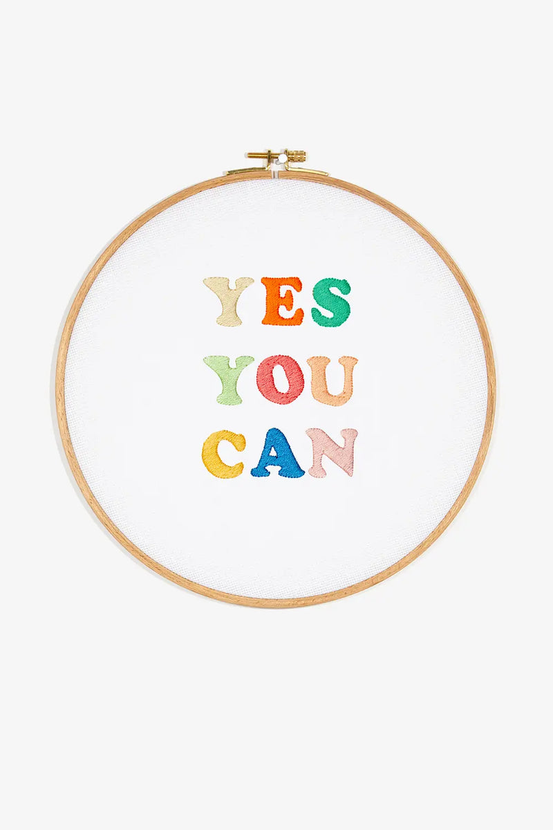 Bright Alphabet DMC Embroidery Kit