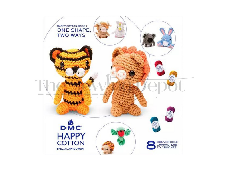 DMC Happy Cotton Amigurumi Book 1 - "One Shape, Two Ways"