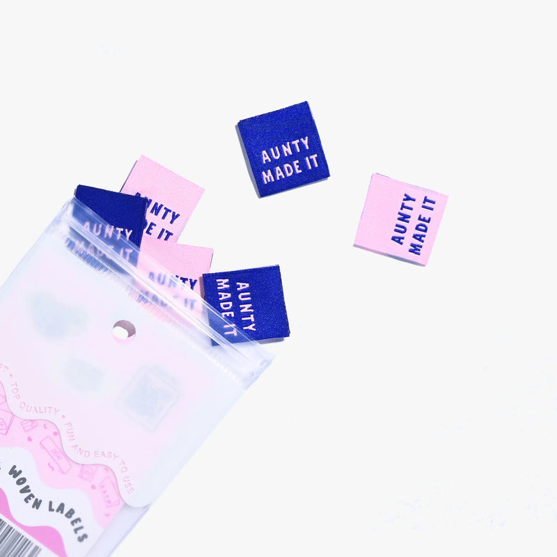 Woven Labels - "Aunty Made It"