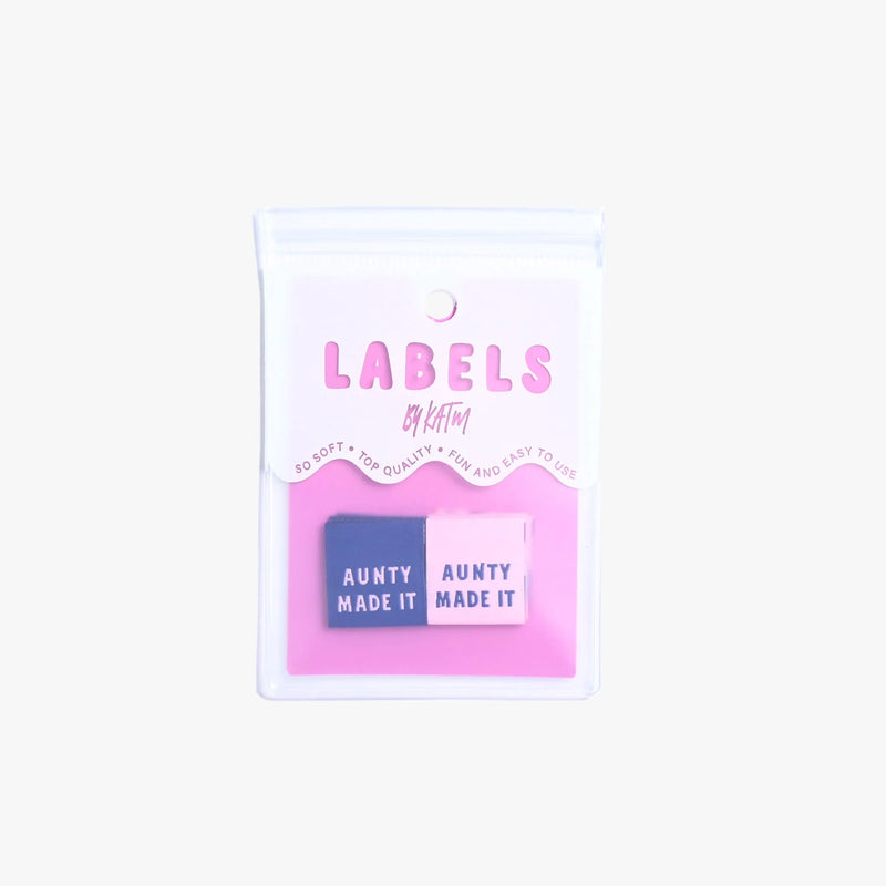 Woven Labels - "Aunty Made It"