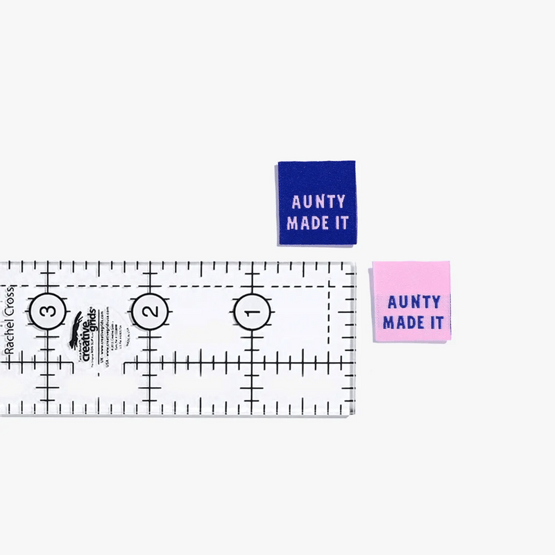 Woven Labels - "Aunty Made It"