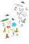 Animal Alphabet A-M DMC Embroidery Kit