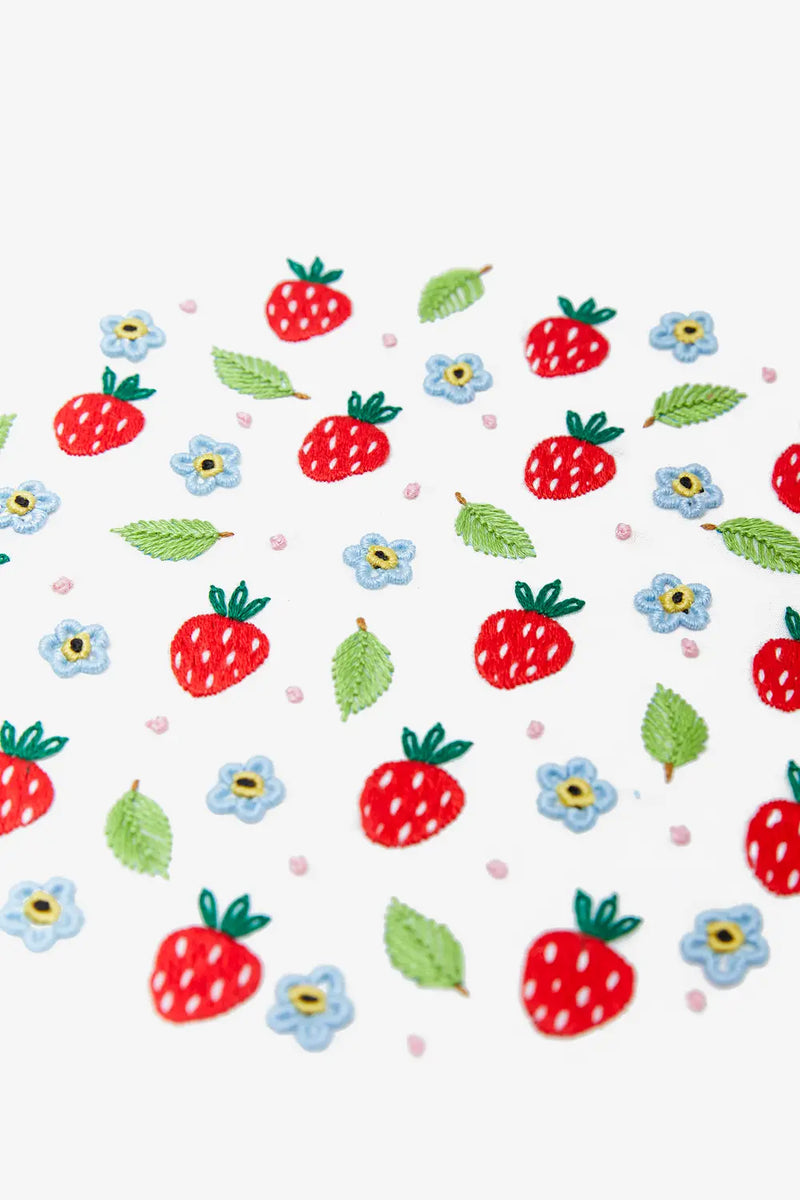 Strawberry DMC Embroidery Kit