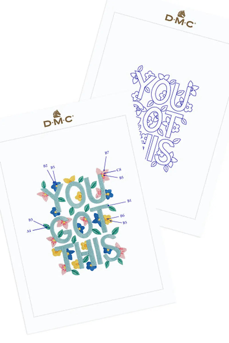 You Got This DMC Embroidery Kit
