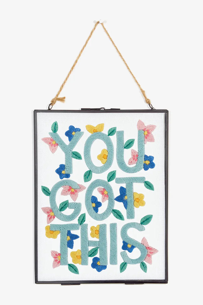 You Got This DMC Embroidery Kit