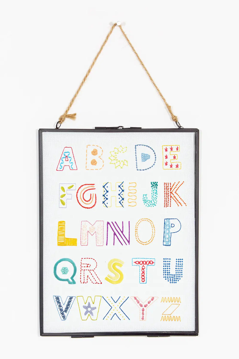 Stitch Alphabet DMC Embroidery Kit