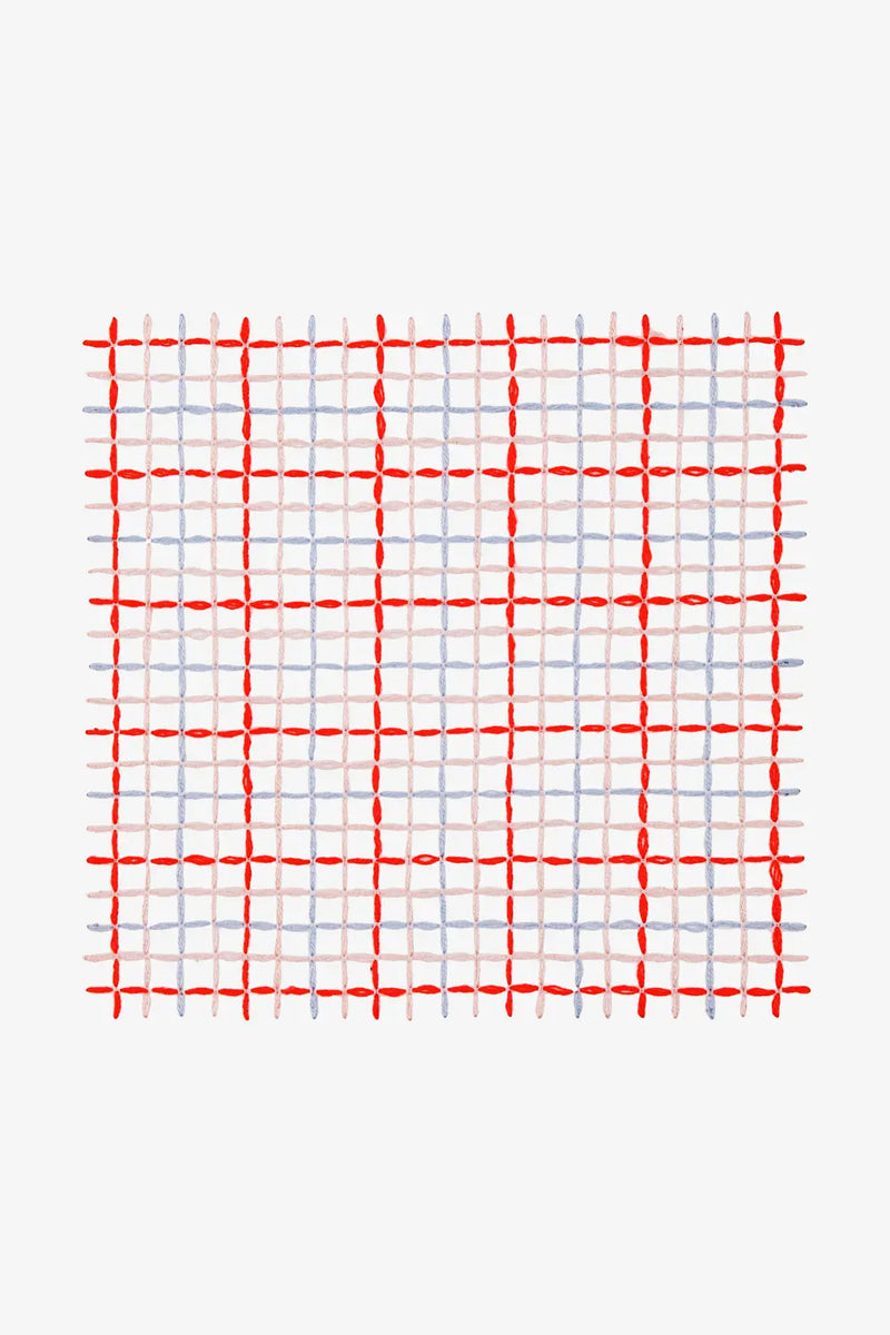 Sashiko Check DMC Embroidery Kit