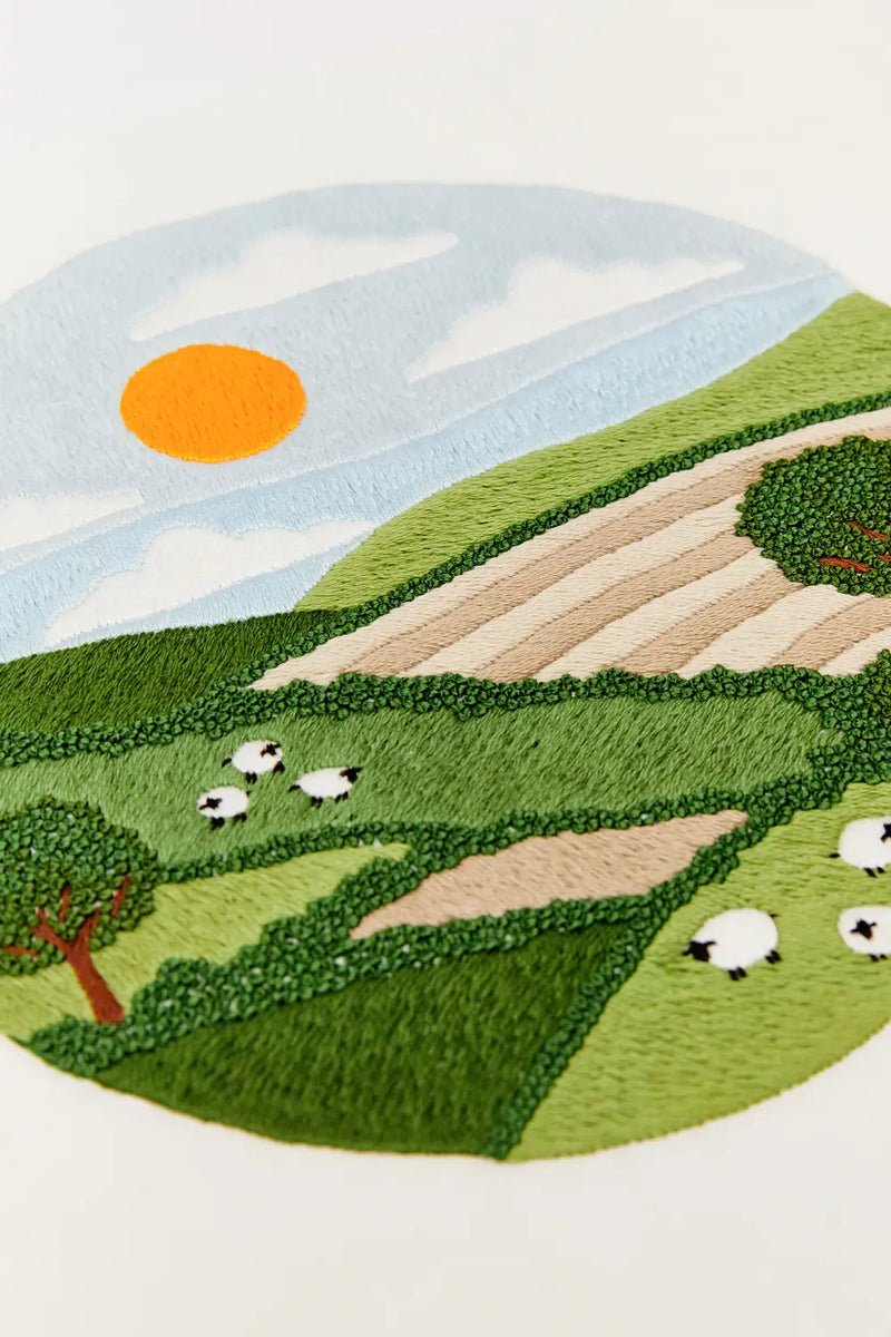 Countryside DMC Embroidery Kit