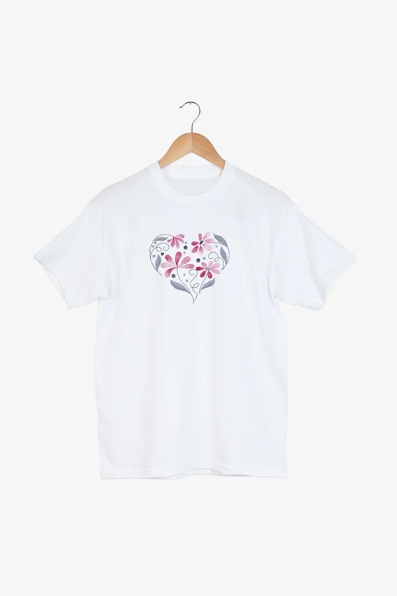 Heart DMC Embroidery Kit