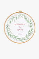 Leafy Wreath DMC Embroidery Kit