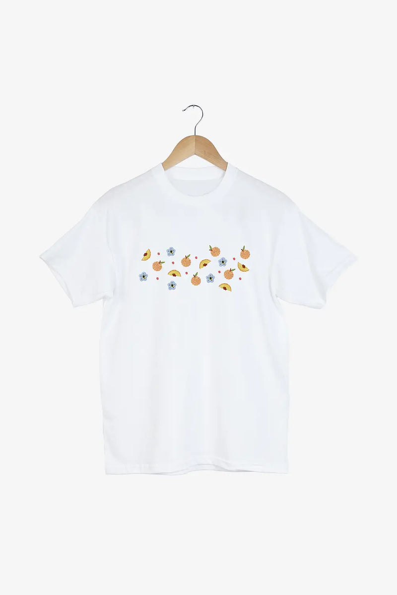 Peaches DMC Embroidery Kit