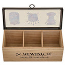 Wooden Box Sewing Theme 3 Sections