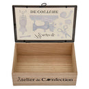 Wooden Box Sewing Machine Theme