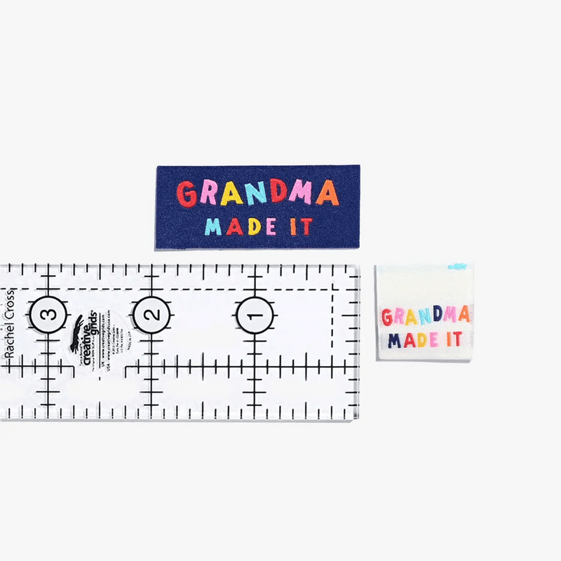 Woven Labels - "Grandma Made It" & Grandma Loves You!" Labels