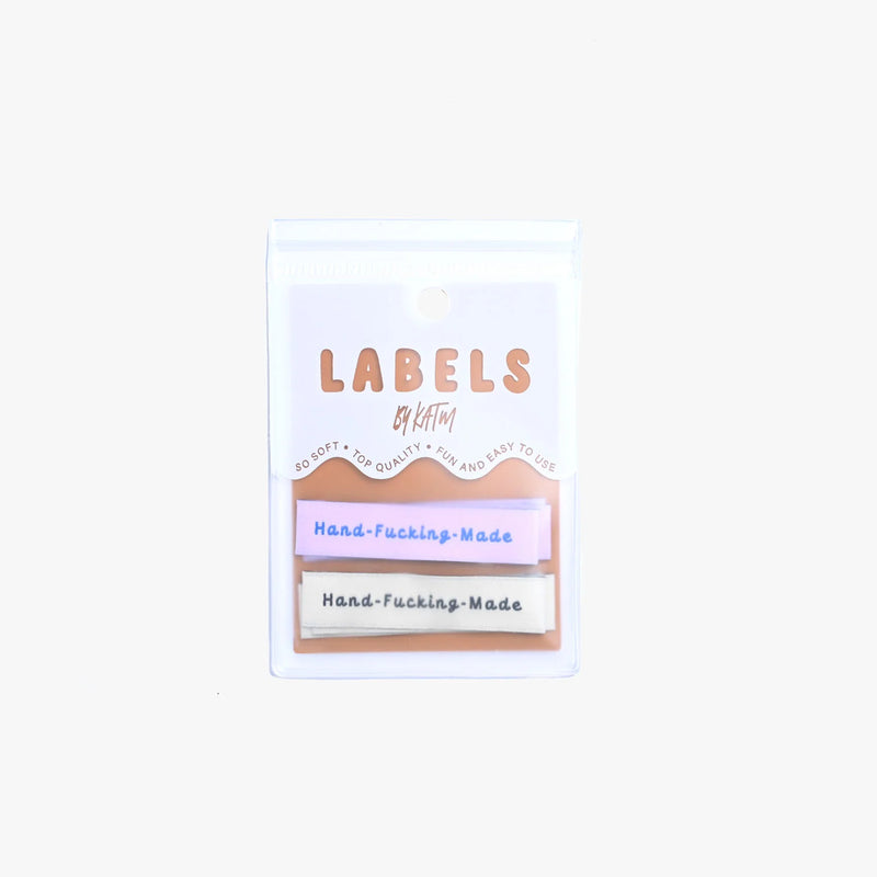 Woven Labels - "Hand-F*cking-Made"