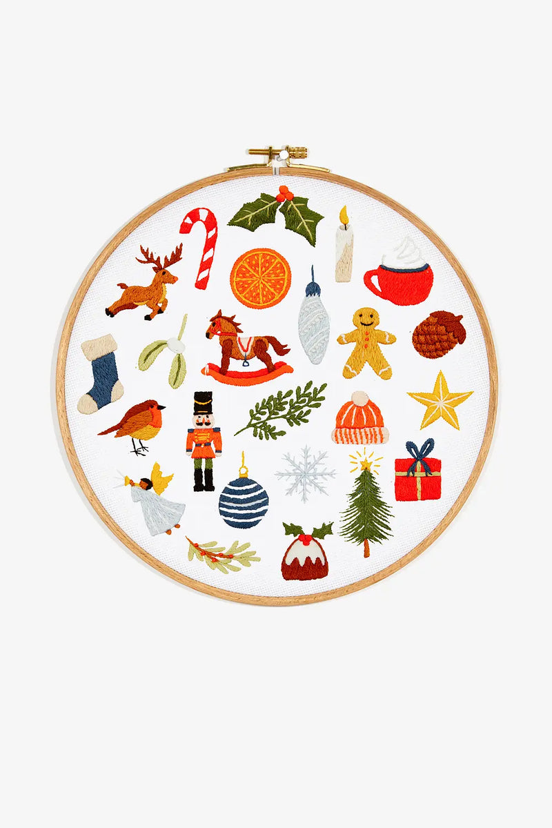 Advent Calendar DMC Embroidery Kit